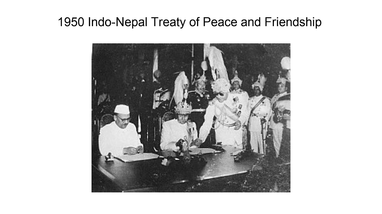 1950 Indo-Nepal Treaty Of Peace And Friendship