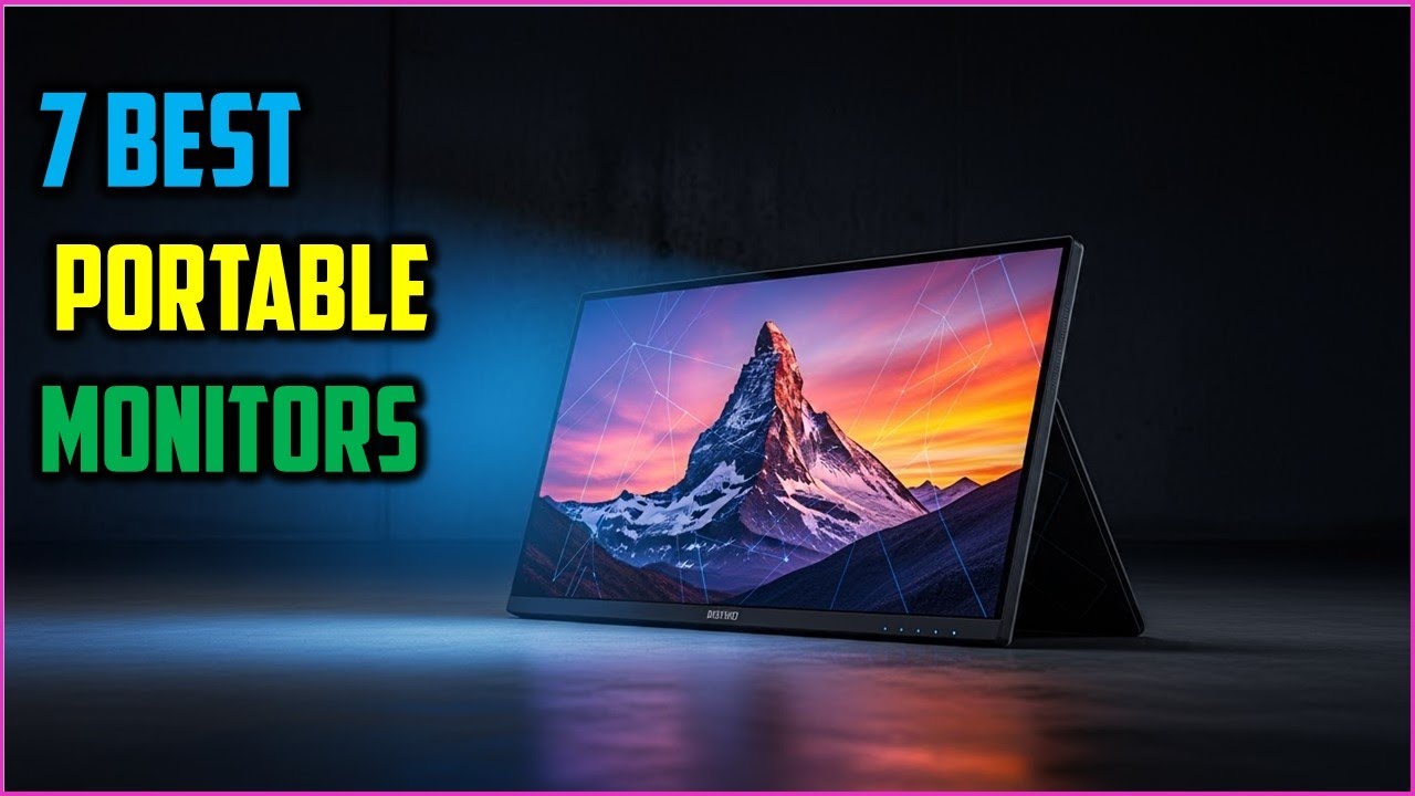 ✅Top 7 Best Portable Monitors of 2025 | Ultra-Slim, 4K, Gaming & Productivity Displays
