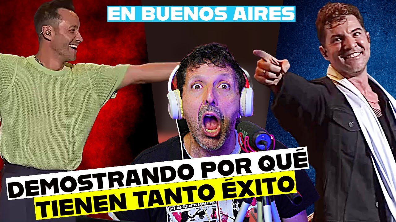 DAVID BISBAL Y LUCIANO PEREYRA en BUENOS AIRES ME ENAMORÉ DE TI | CANTAUTOR REACCIÓN