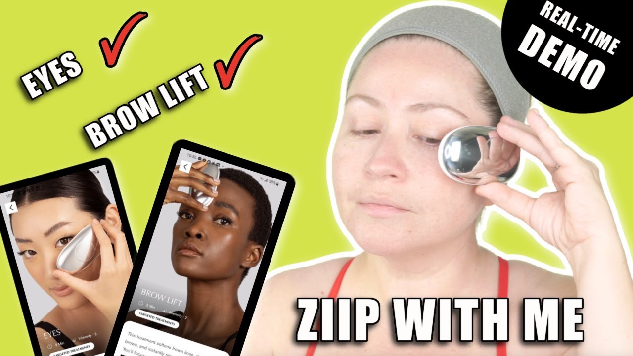 ZIIP WITH ME - EYES & BROW LIFT APP TREATMENTS | REAL-TIME DEMO