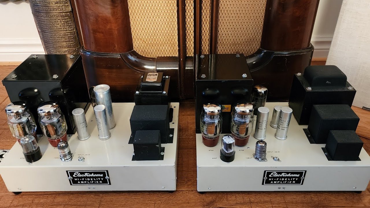 SNEEK PEEK! 1958 Electrohome PA-100's 