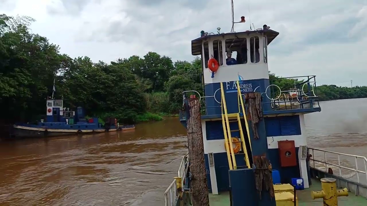Travessia sobre o rio Piquiri, agora é de ferro bote