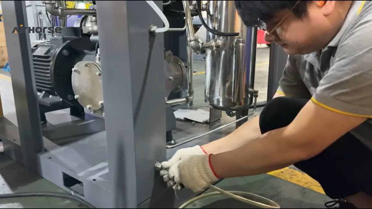 Oil Free Screw Air Compressor Installation | Airhorse Industrial Compressor Setup Step by Step