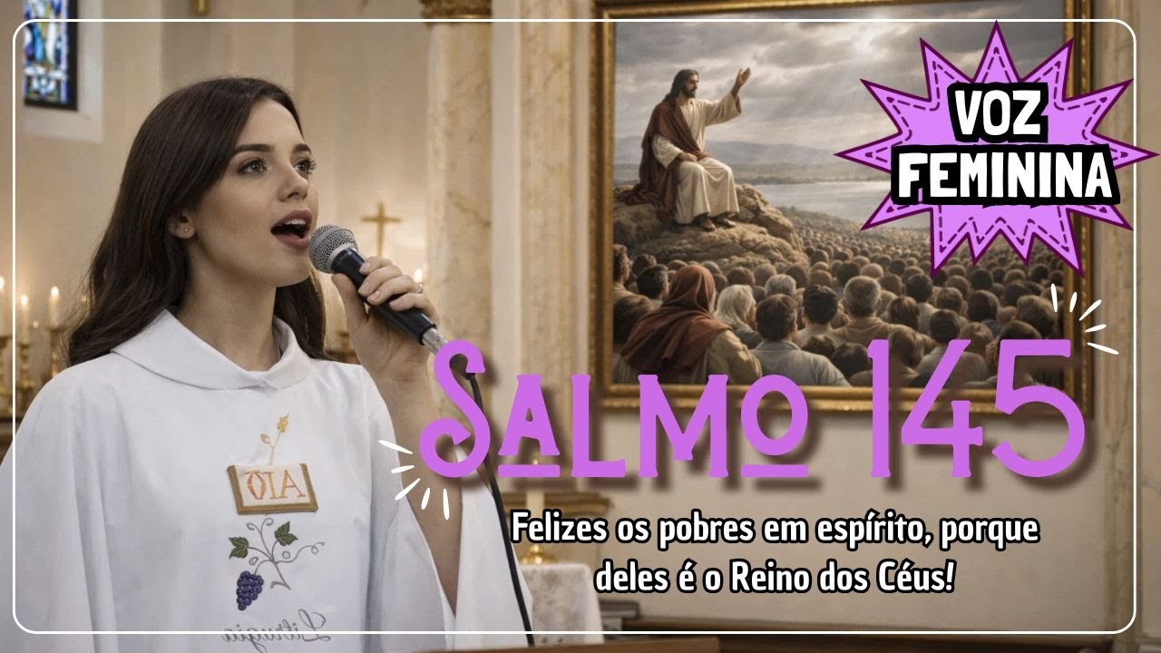 Salmo 145 (146) [VOZ Feminina] Felizes os pobres em espírito, porque deles é o Reino dos Céus