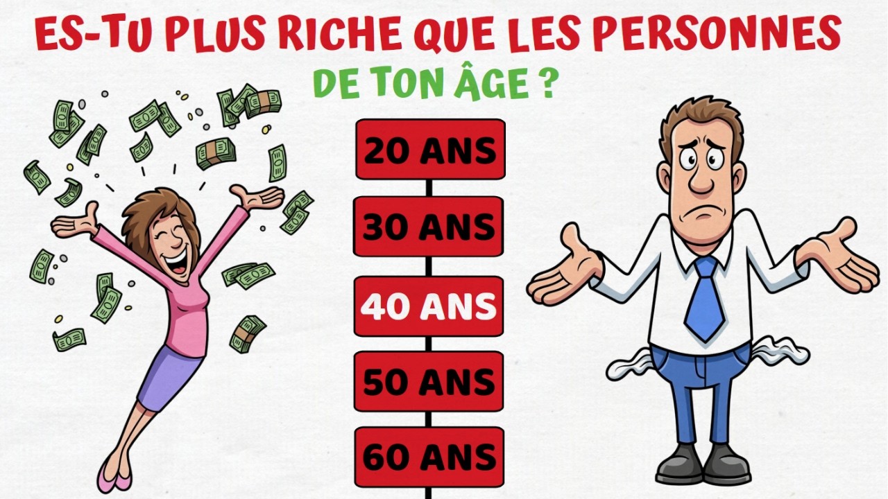 Patrimoine des fran&ccedil;ais par &acirc;ge&nbsp;: es-tu plus riche que les autres ?