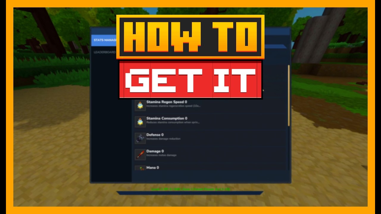RPG system and statistics with RPG LEVELING AND STATS HYTALE