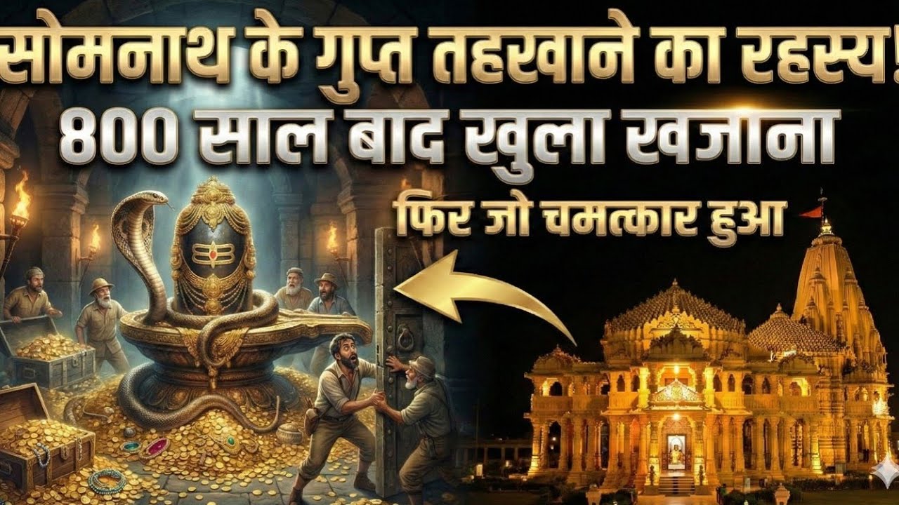 जब 800 सालों बाद खोले गए सोमनाथ मंदिर के तहखाने, नजारा देख सबकी रूह कांप गई#somnathjyotirling