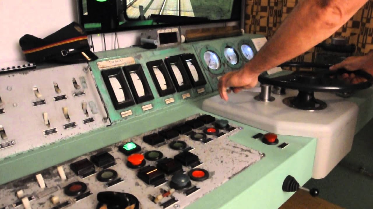 EU07 MaSzyna - prezentacja pulpitu z opisem