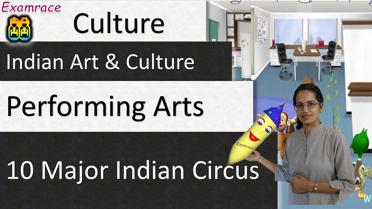 10 Major Indian Circus - Performing Arts - Indian Art & Culture (Examrace - Dr. Manishika)