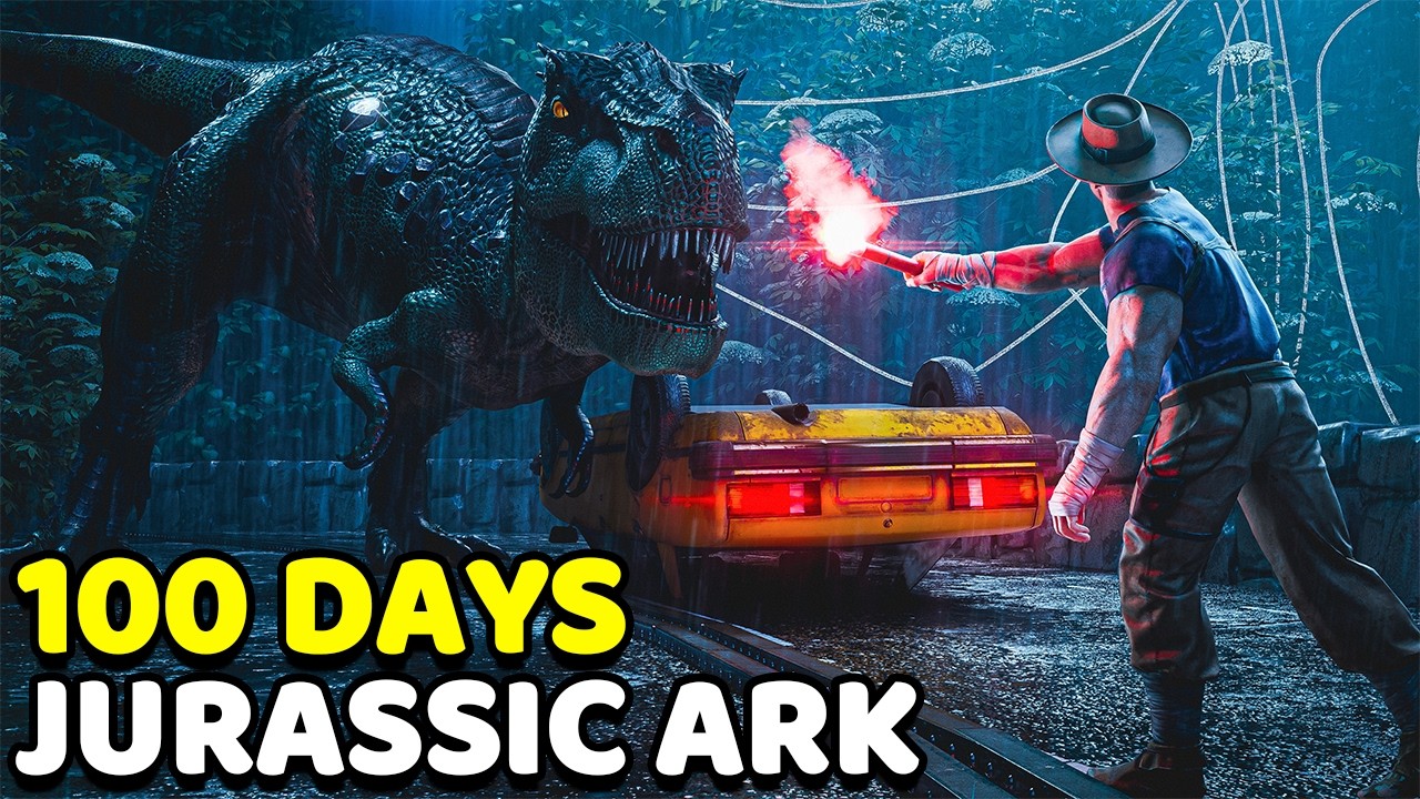 I Spent 100 Days in Jurassic ARK
