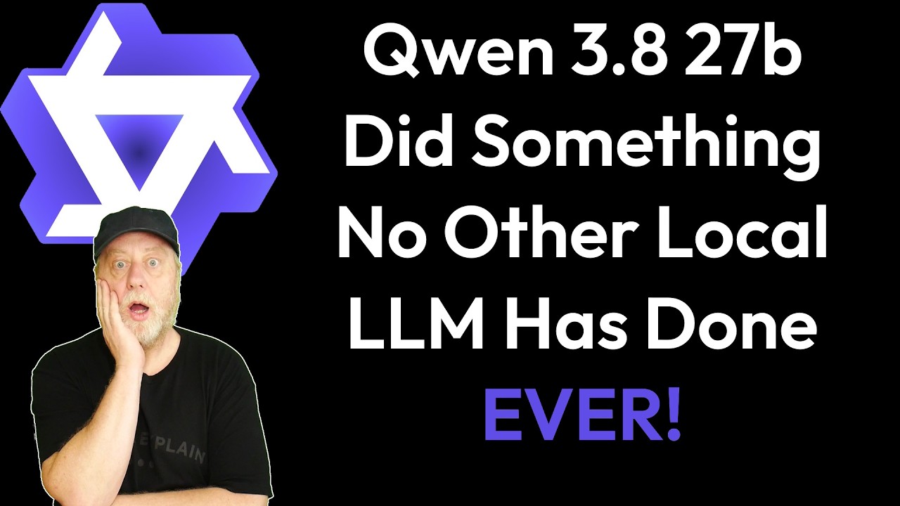 Is Qwen 3.8 27b The New King of the Local LLMs?