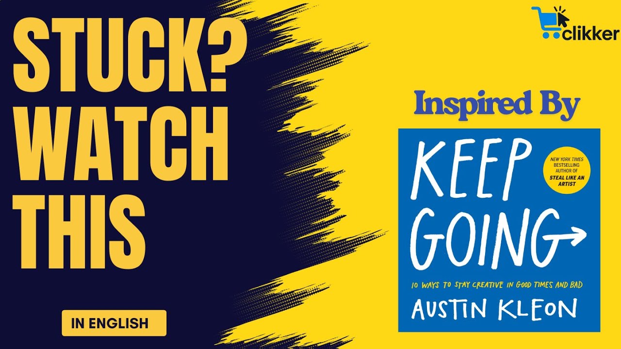Keep Going by Austin Kleon | Full Book Summary & Lessons
