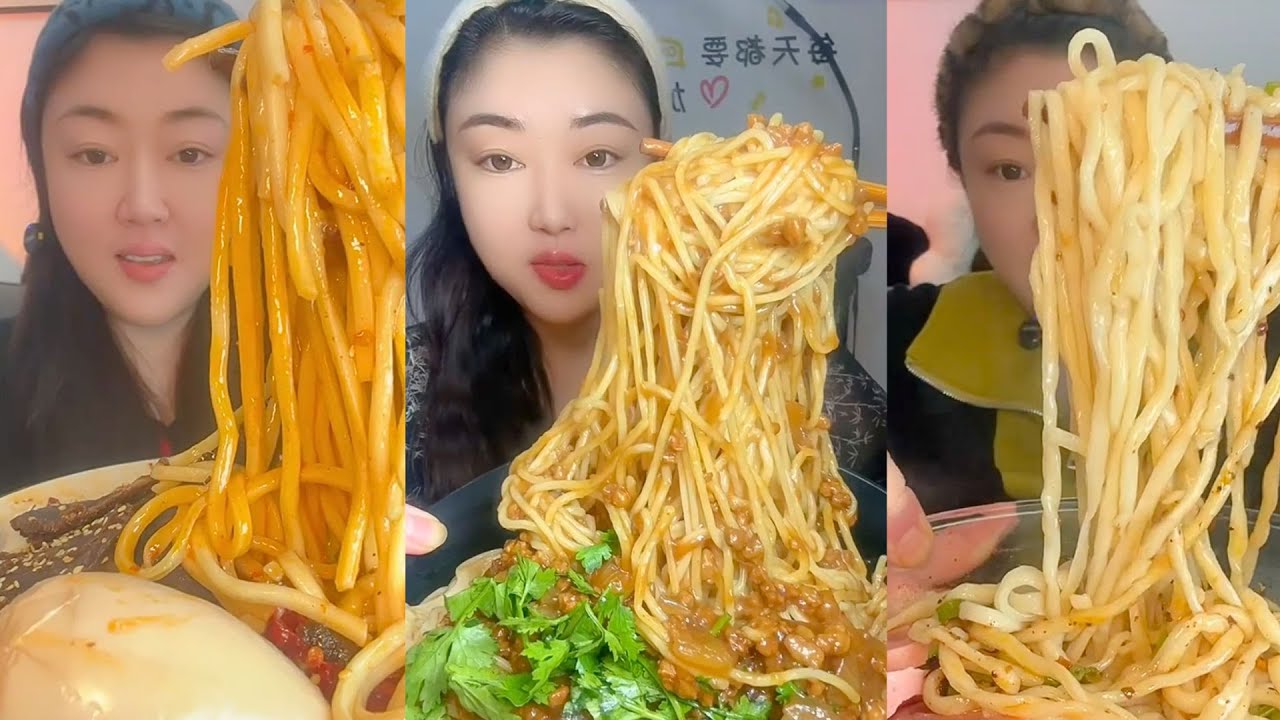 Extreme Chinese Mukbang – Insane Textures & Giant Bites #91