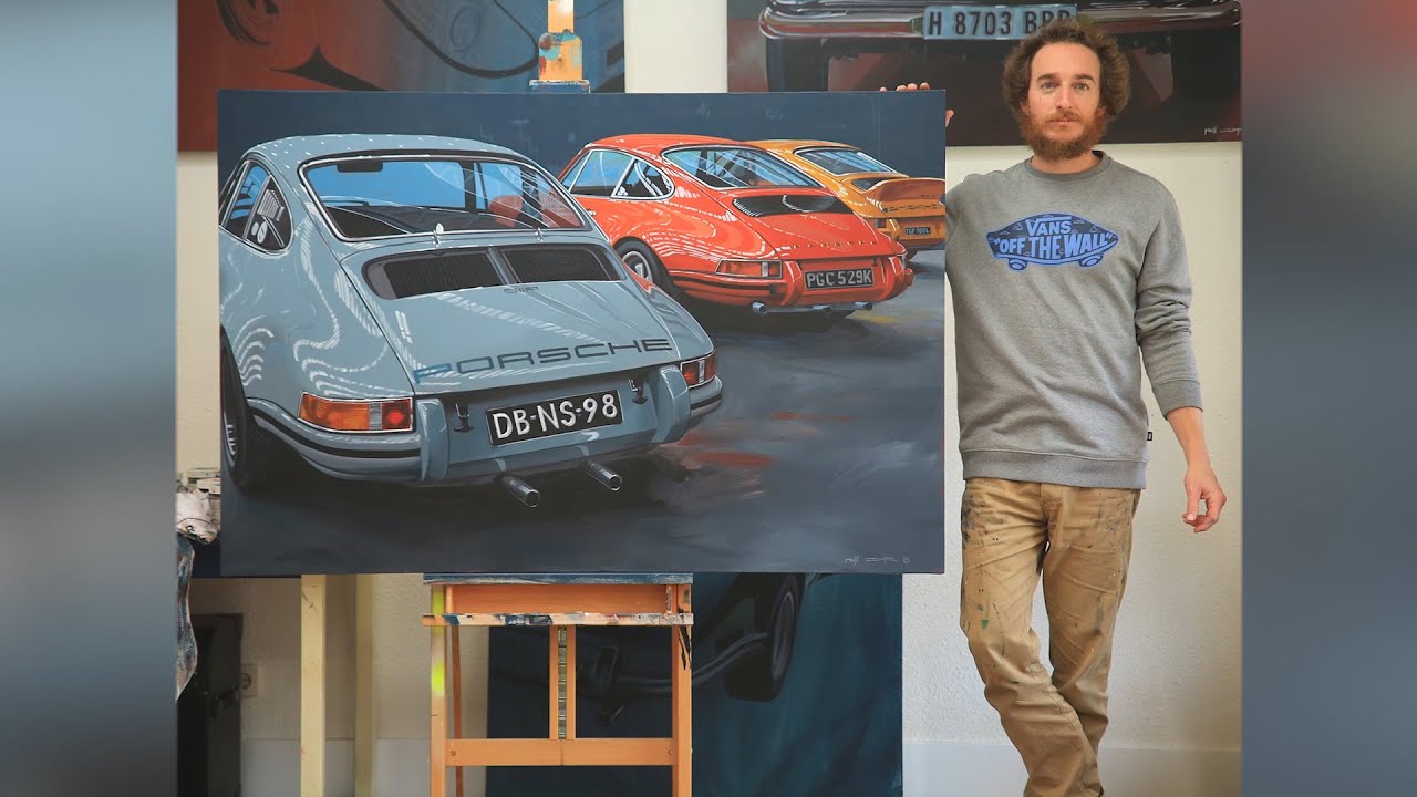 Nos visita el pintor Manu Campa, un apasionado del motor | Entrevista | Centímetros Cúbicos