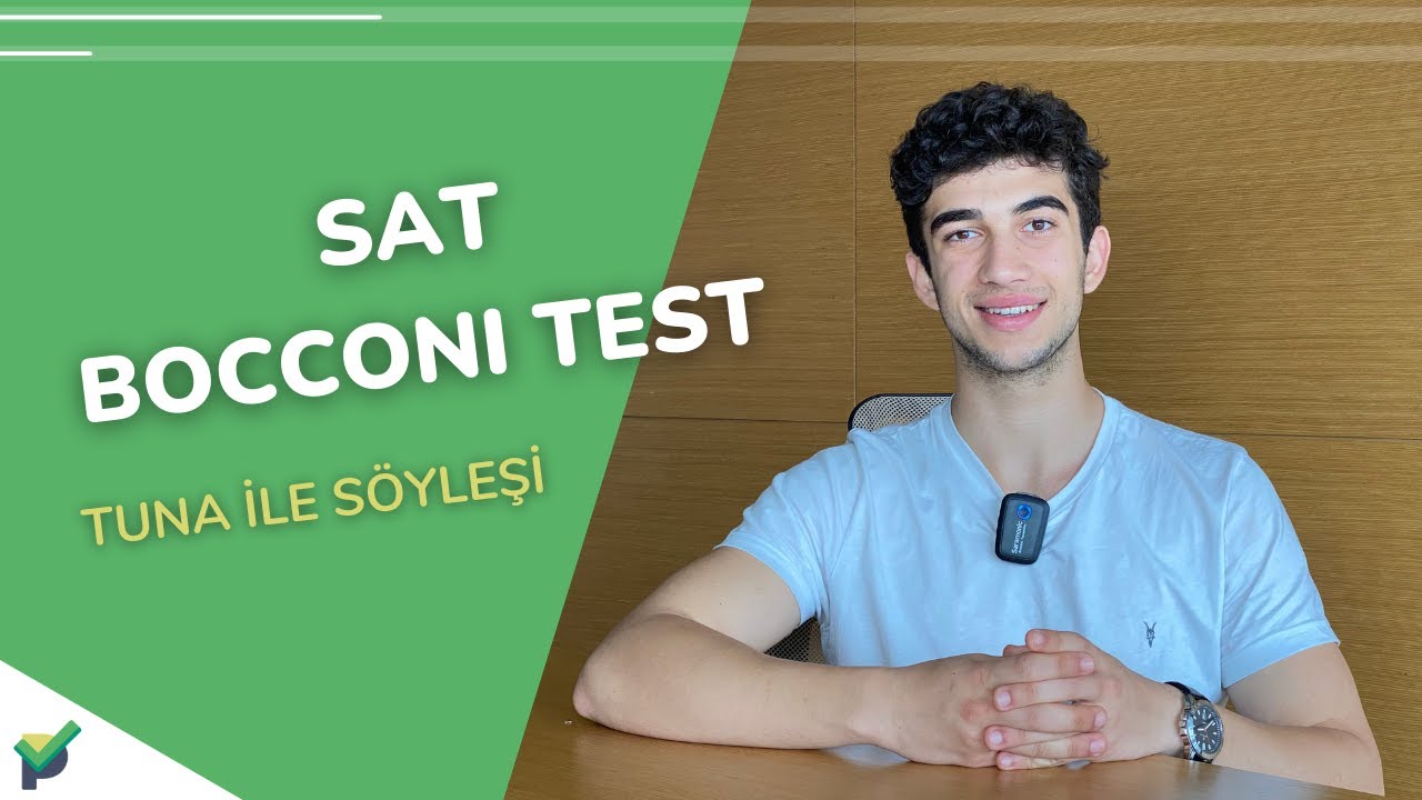 BOCCONI TEST'DEN Y&Uuml;KSEK PUAN ALAN &Ouml;ĞRENCİMİZ TUNA İLE S&Ouml;YLEŞİ