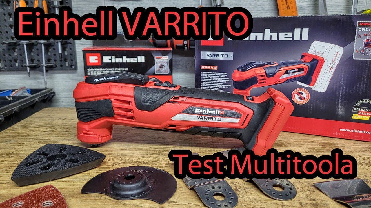 EINHELL VARRITO - Multitool 18V - Test narzędzia