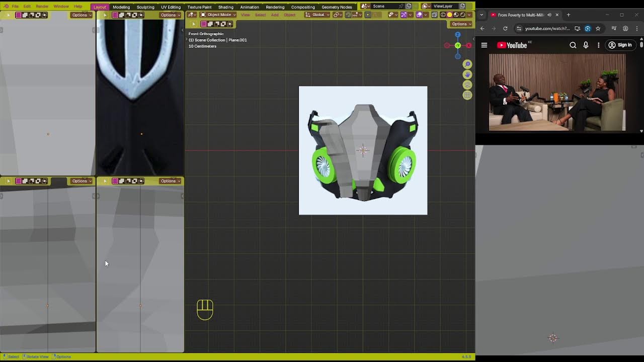 Creating Rix Studio Avatar LIVE in Blender