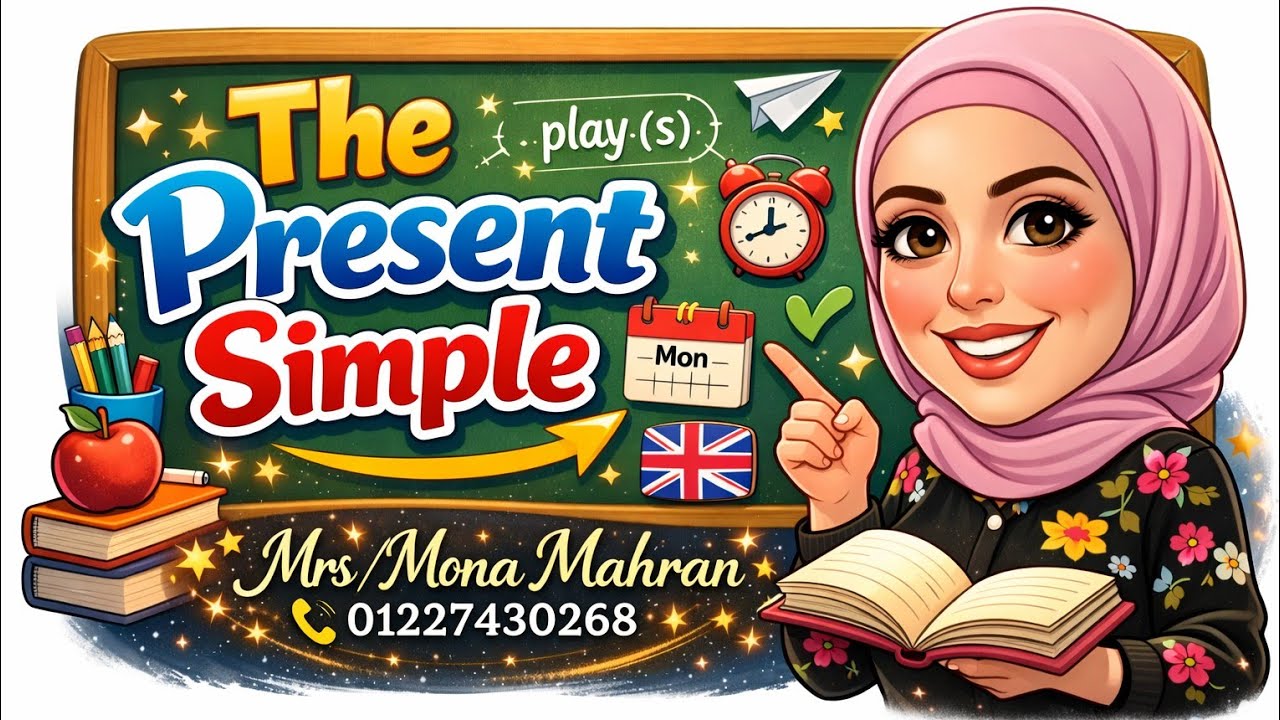 Present Simple بسهولة ومن غير ملل ✨