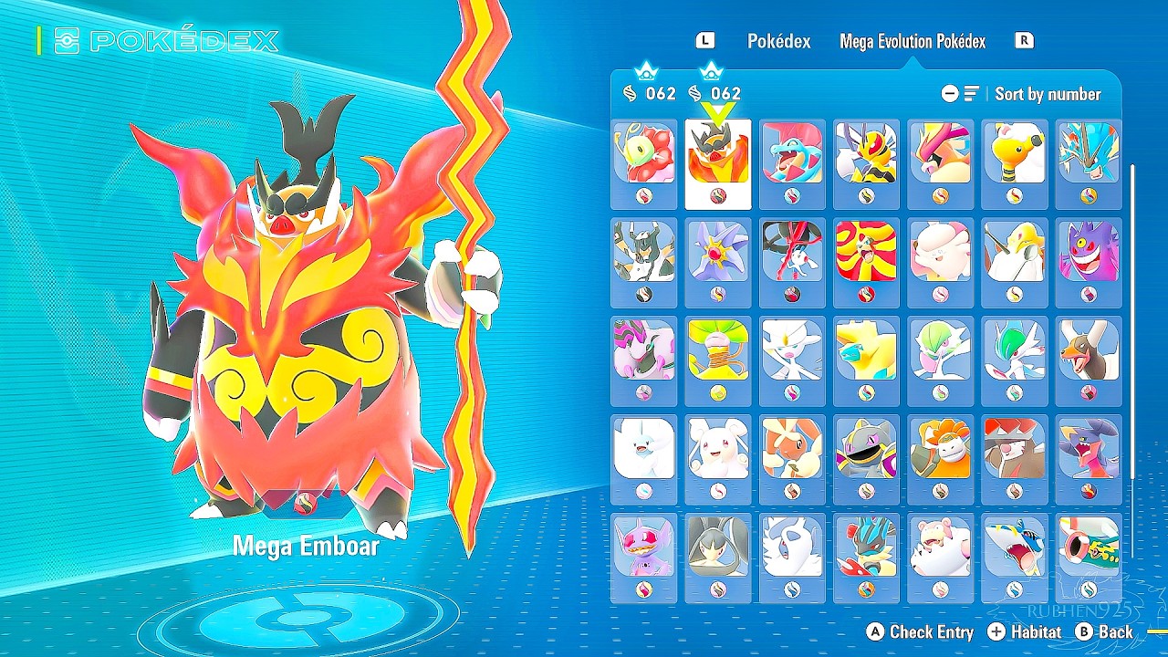 Pokemon Legends Z-A - All Pokemon / All Mega Pokemon / Pokedex Showcase (Full Roster)