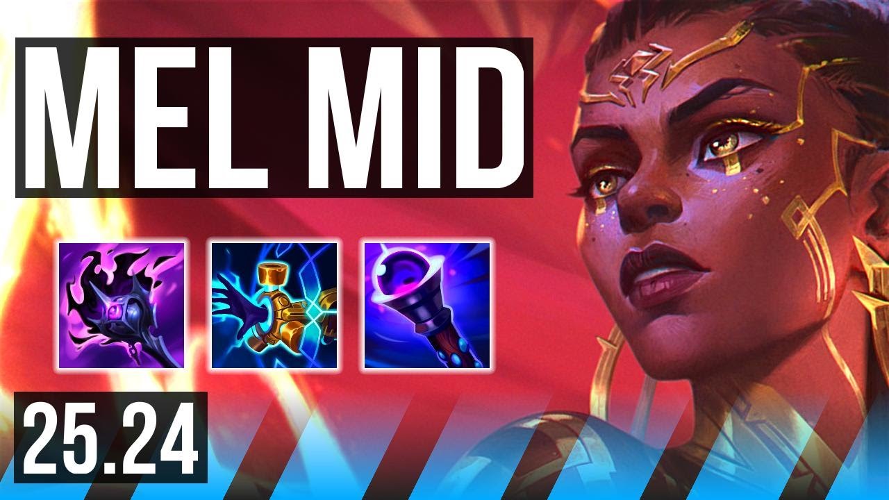 MEL vs YONE (MID) | Good KDA: 12/1/6 | KR Challenger | 25.24