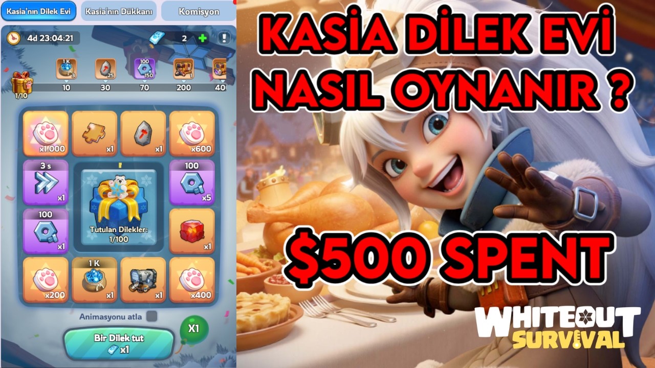 KASİA ETKİNİĞİ TÜM PAKETLERİ ALDIK - MAĞAZADAN NE ALINIR ? WHİTEOUT SURVİVAL