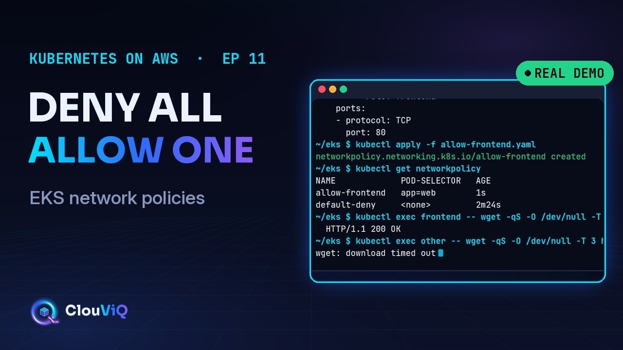 EKS Network Policies: Lock Down Pod Traffic (Real Demo, Auto Mode)