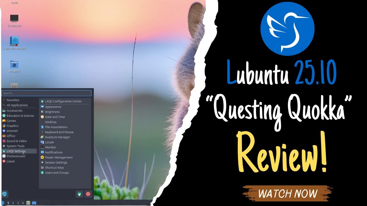 Обзор Lubuntu 25.10 | Questing Quokka представляет LXQt 2.2
