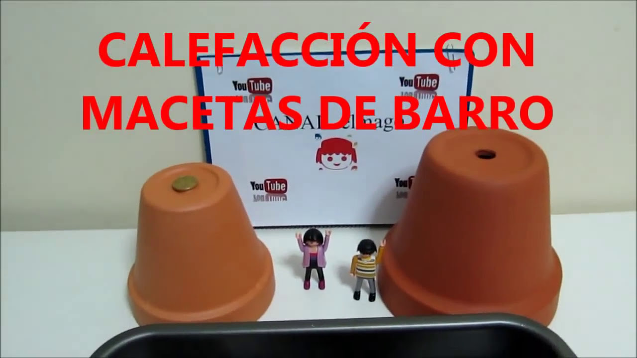 CALEFACCI&Oacute;N LOW COST !!! - Sistema casero con macetas