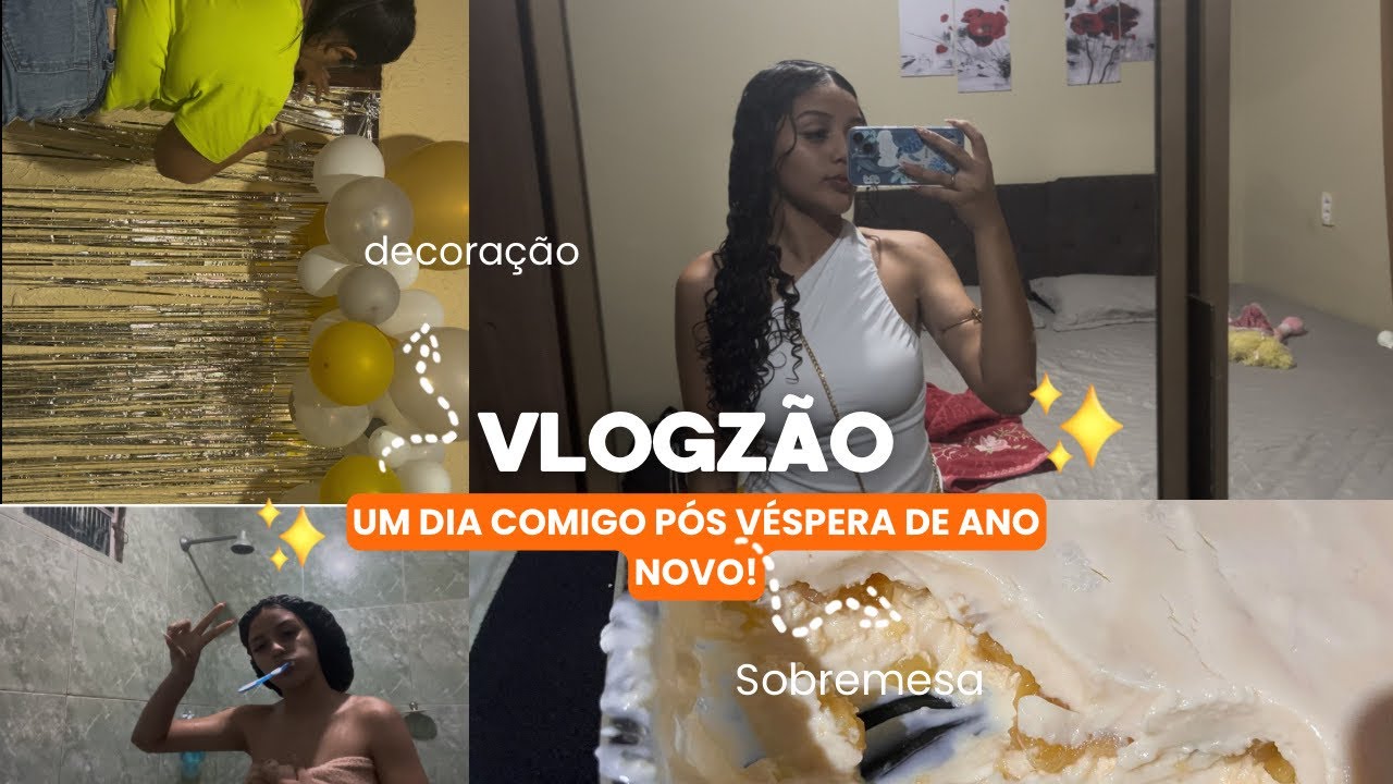 VLOGZÃO•preparativos para o fim de ano // arrume-se comigo e um pouco da virada!🌟🥂