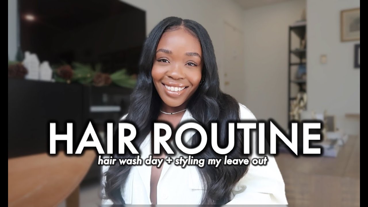 HAIR ROUTINE: How I Blend/Protect my Leave Out, Style my Sew in Weave +Fav Products on Hair Wash Day
