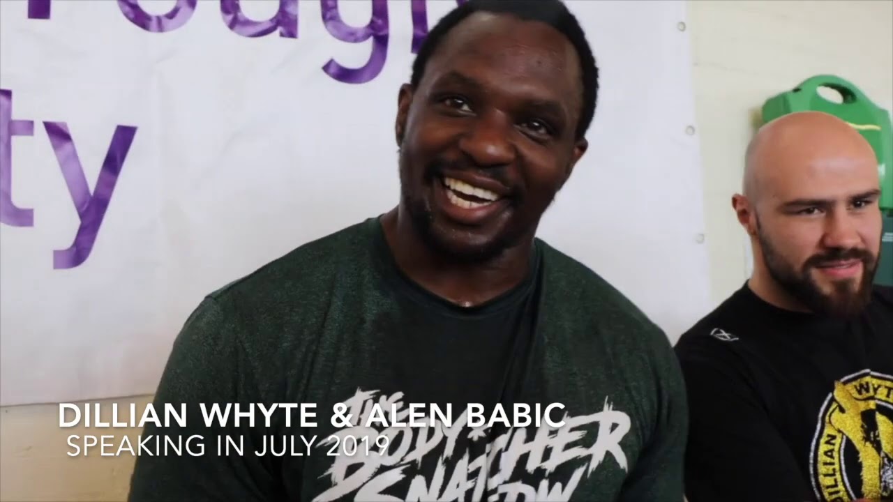 'I TRUST YOU' -DILLIAN WHYTE TOLD BY HEAVYWEIGHT ALEN BABIC BACK IN 2019, 1ST VIDEO OF 'THE SAVAGE'