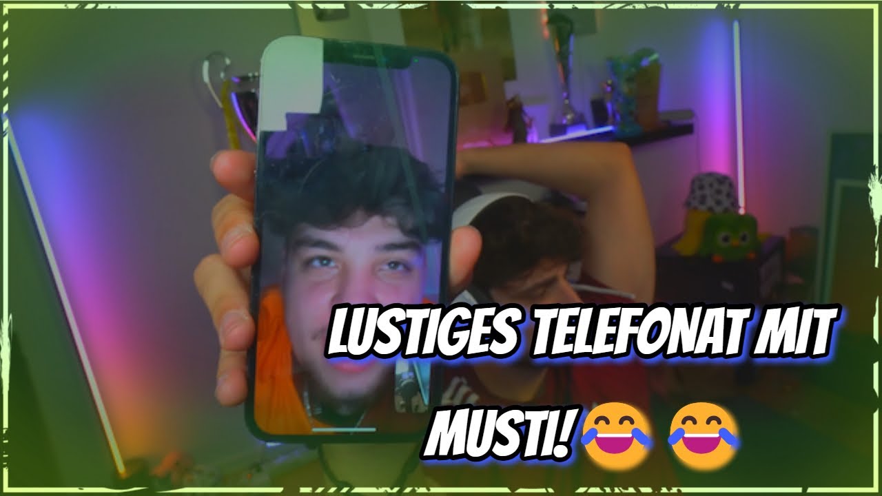 LUSTIGES TELEFONAT MIT MUSTI NACH GALA VS BAYERN!😂😂