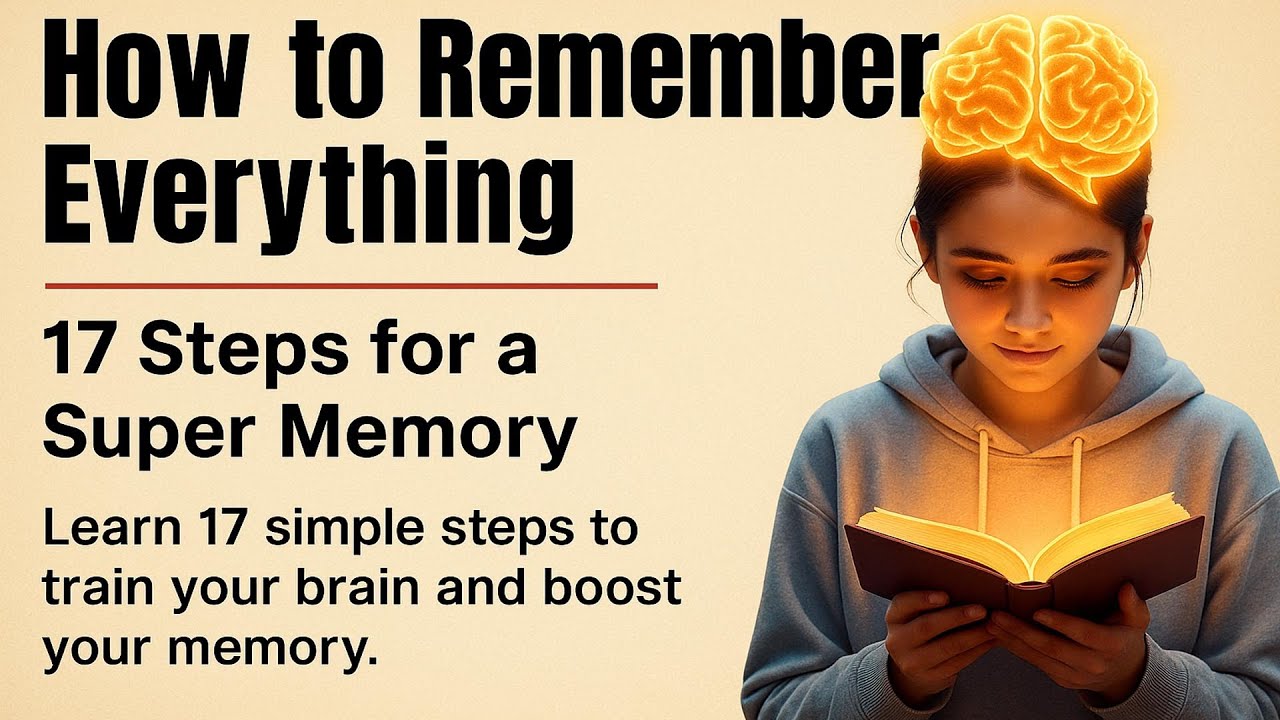 How to Remember Everything - 17 Proven Steps to Train Your Memory & Learn Faster
