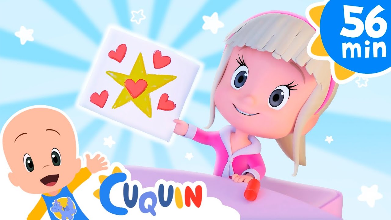 Estrellita donde estás y más canciones infantiles de Cleo y Cuquín en español - Familia Telerín