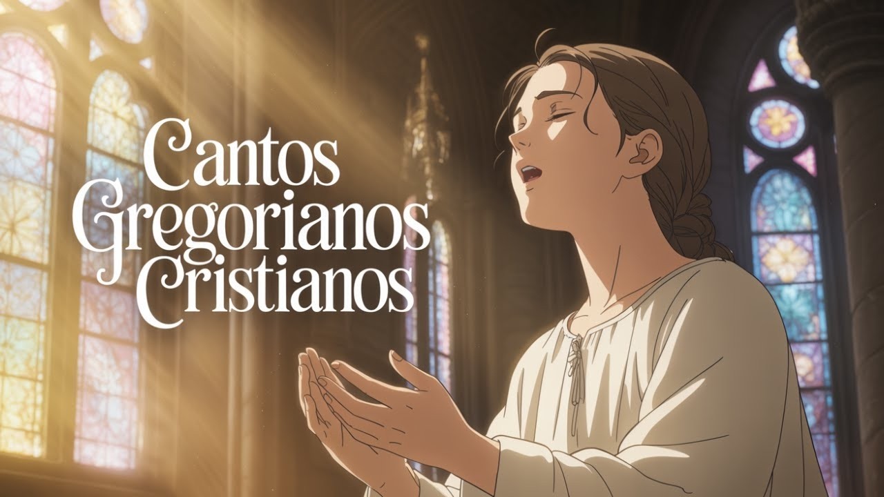 Música Relajante Cantos Gregorianos ✝️ Canto de los Ángeles - Música Celestial para Orar y Meditar