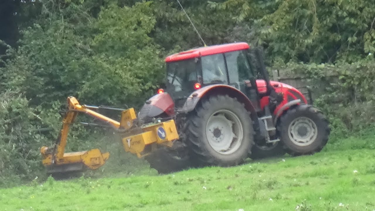 Hedge Cutting with Zetor Forterra 9641 & Turner Hedge Cutter