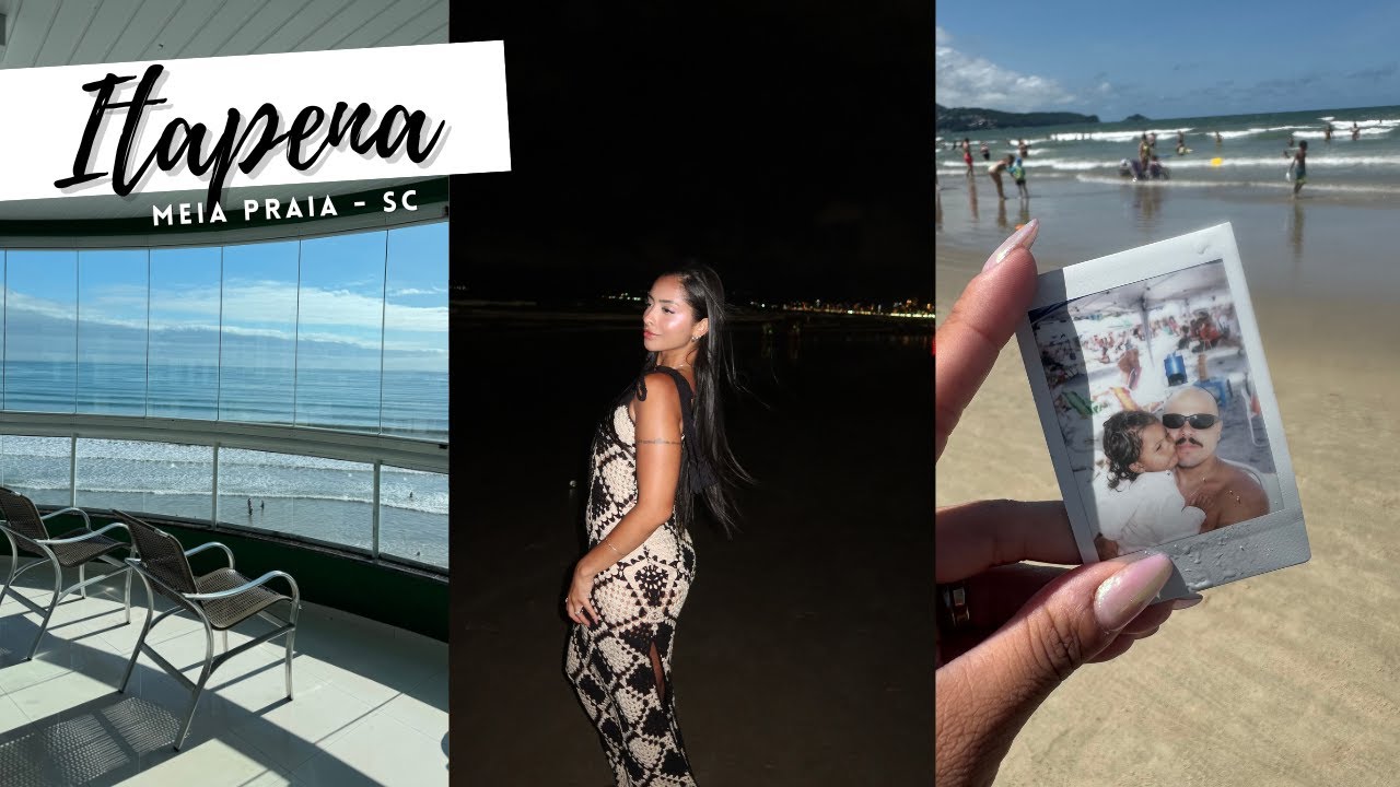 VLOG DA VIAGEM: ITAPEMA, MEIA PRAIA- SC, F&Eacute;RIAS, VIRADA DO ANO, AP&Ecirc; BEIRA MAR, PRAIA E MUITA COMIDA!