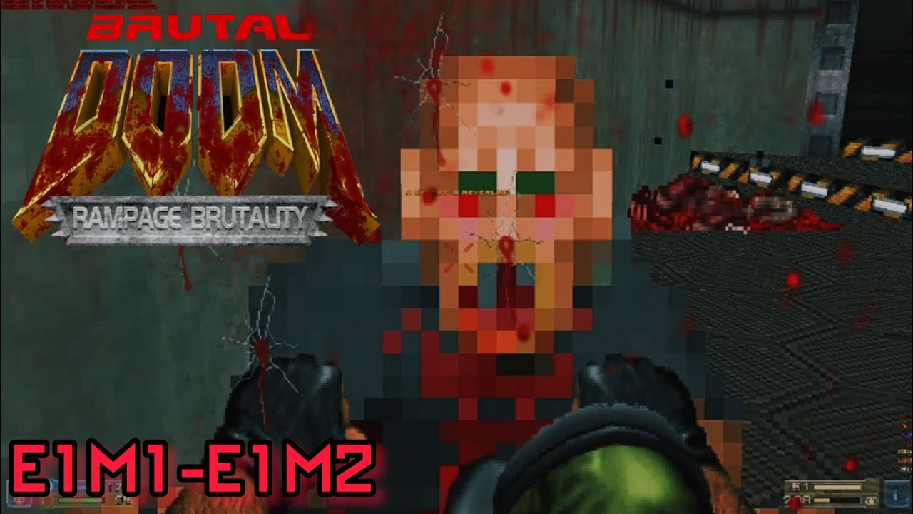 Rampage Brutality | E1M1-E1M2 | Dan's Enhanced Episode 1