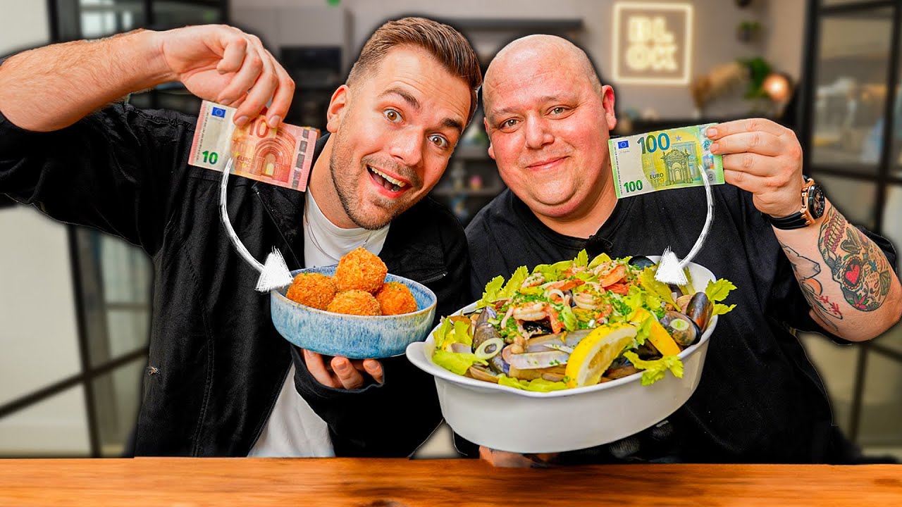 10€ vs 100€ KOCHEN mit ​⁠ @BerndZehner 👨🏻‍🍳🔥