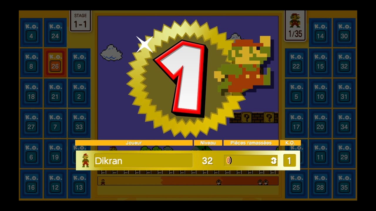 TOP 1 à Super Mario 35 !