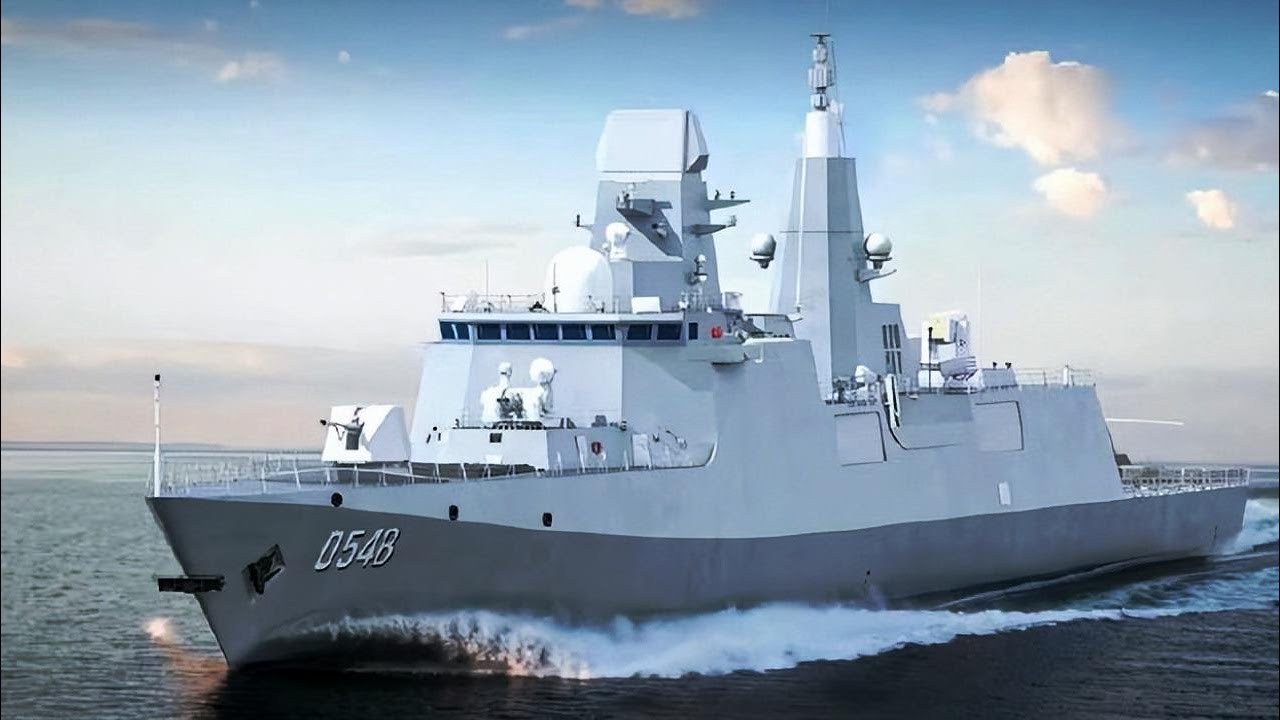 China's New Type 054B Super frigate is launched, The modern warships by China