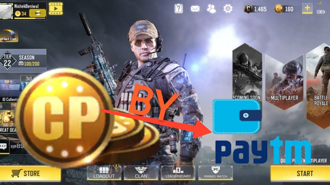 🔥How to Purchase CP from PAYTM in CALL OF DUTY:MOBILE🔥🔥🔥