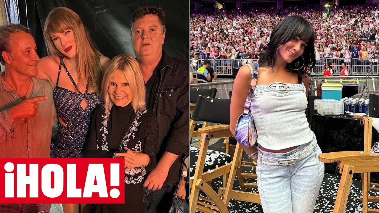 Aitana, Violeta Mangriñán... así disfrutaron los famosos del concierto de Taylor Swift en Madrid