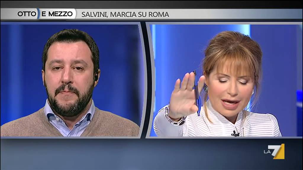 Otto e mezzo - Salvini, marcia su Roma (Puntata 27/02/2015)