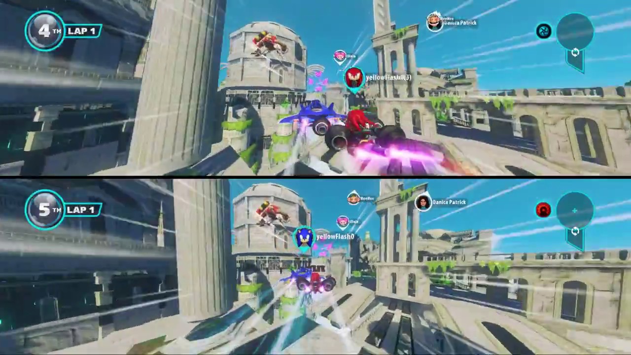 Sonic & Sega all star racing transformed split screen career walkthrough pt4
