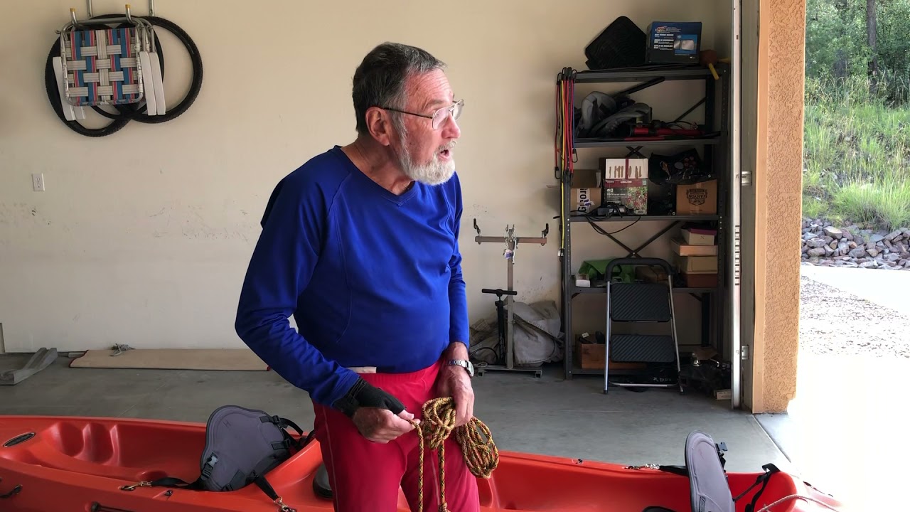 How to load a double kayak on your car roof