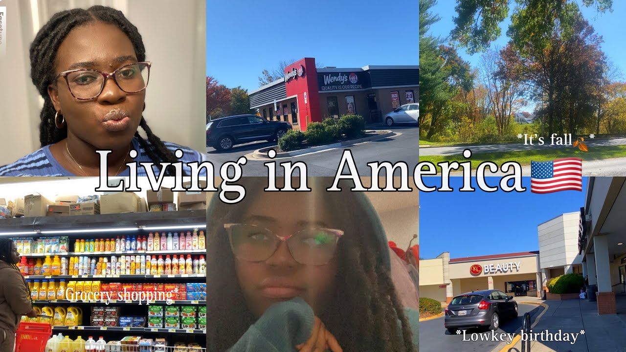 Living in America(Vlog 4): What I did for my lowkey birthday🎂|| Grocery shopping(took ages to do)
