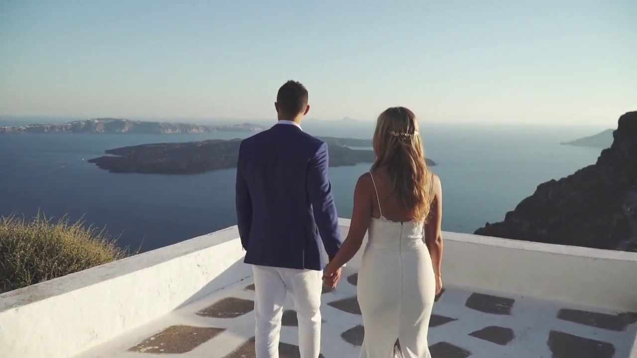 Destination Jewish Wedding in Santorini, Greece