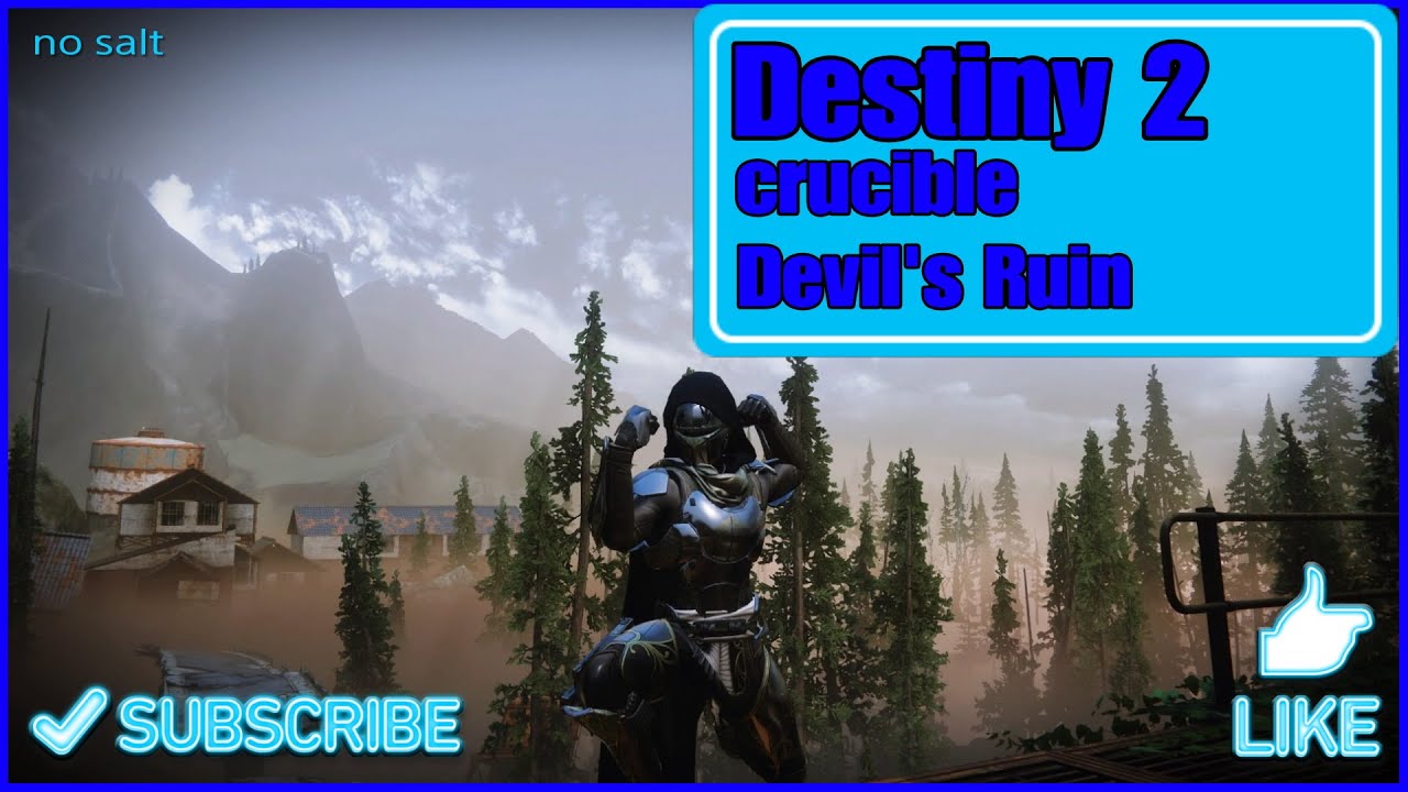 Destiny 2 Devils Ruin Crucible. (MEME GUN)