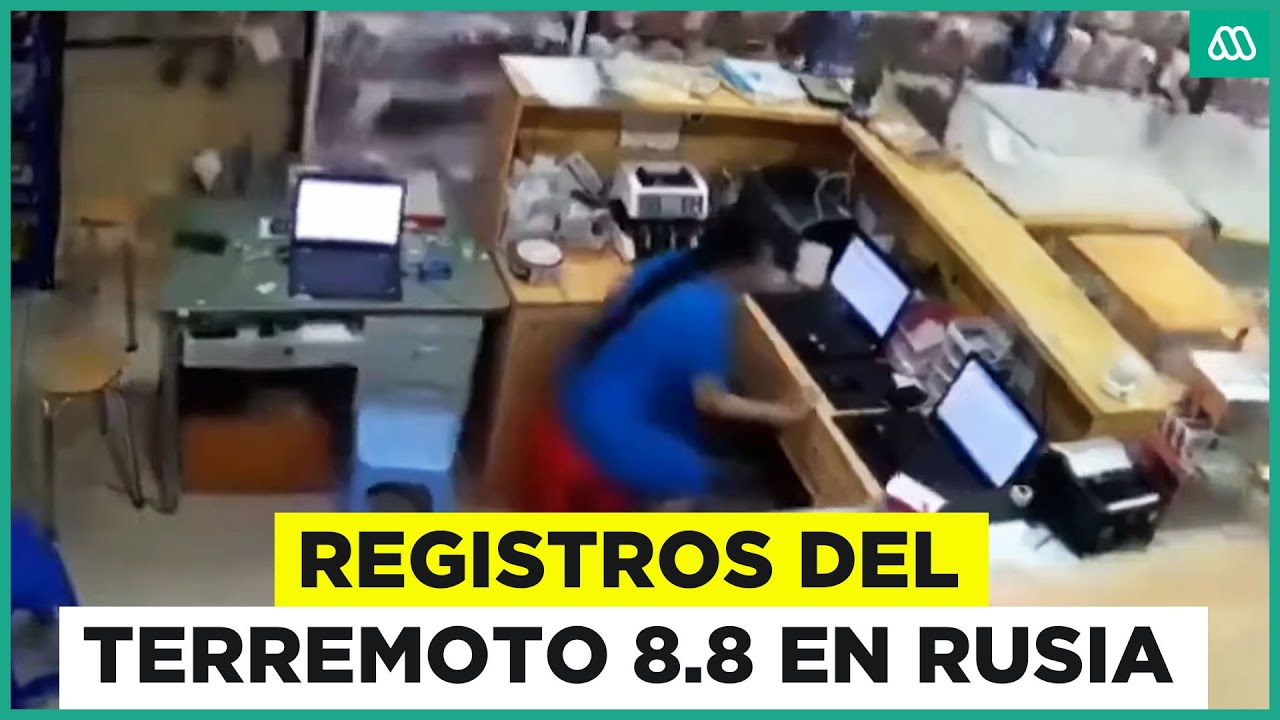 Intenso terremoto 8.8 en Rusia: Registros del devastador movimiento telúrico